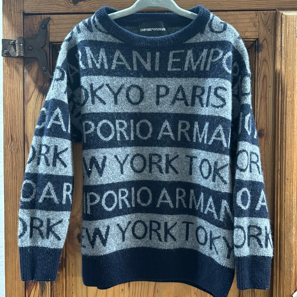 Emporio Armani 6A Boys Sweater Wool/Cashmere Blend